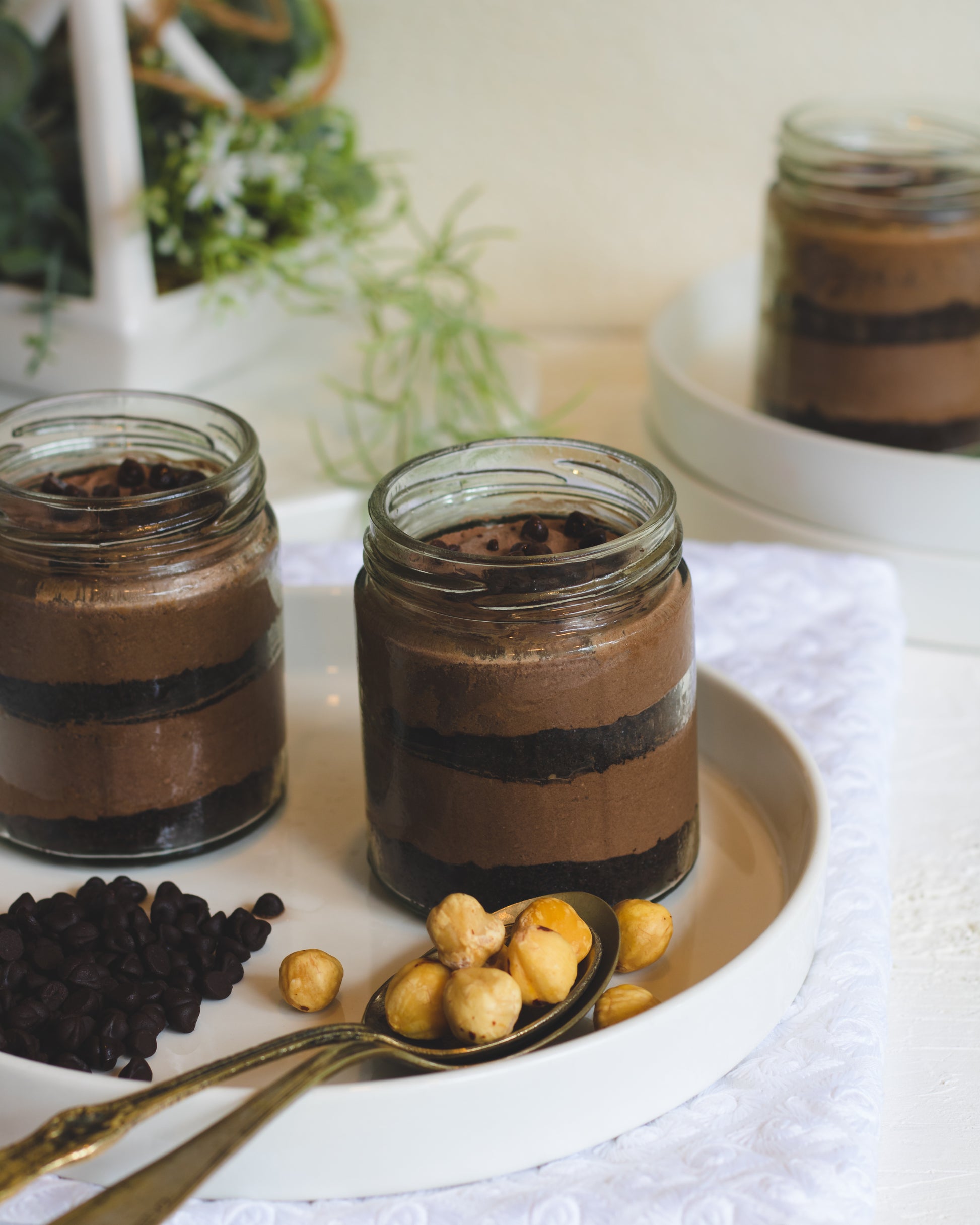 Chocolate Hazelnut Cheesecake Jar [200ml]-Cake jar-BAKEBURRY